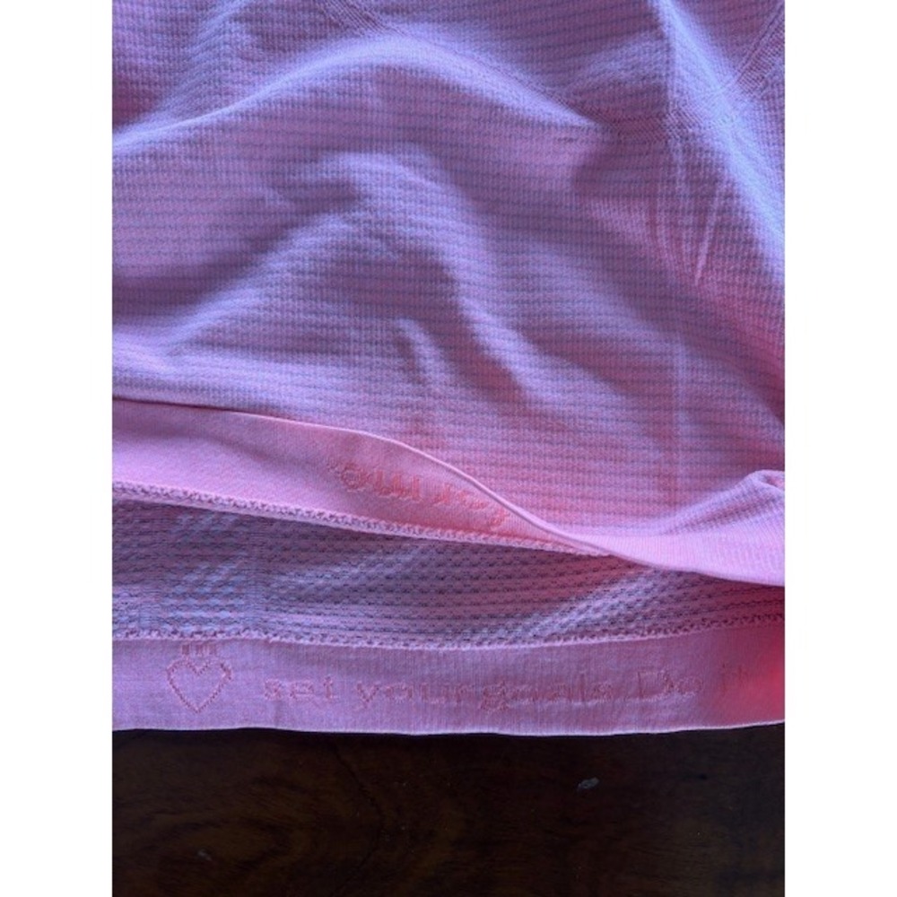 Lululemon Swiftly Tech Racerback Tank Top Neon Pink Coral Size 8 - Picture 13 of 15